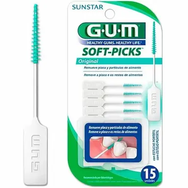 SOFT PICKS GUM SUNSTAR 15 UNIDADES