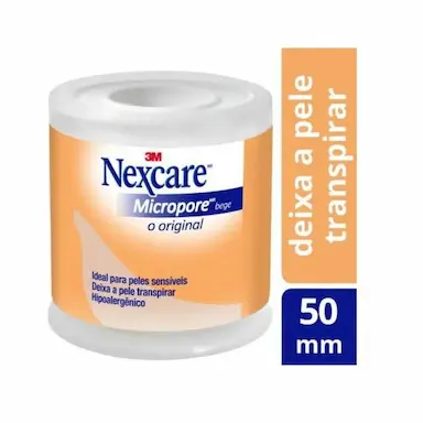 FITA MICROPORE NEXCARE BEGE 50MM X 4,5M 3M