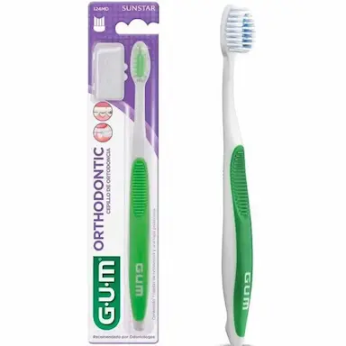 ESCOVA DENTAL GUM ORTODONTICA Vermelho
