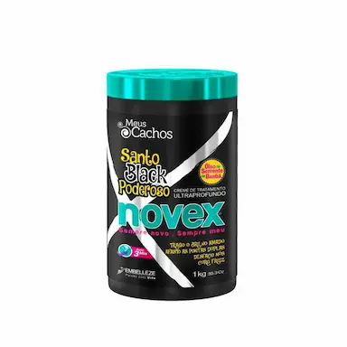 CREME DE TRATAMENTO NOVEX SANTO BLACK PODEROSO 1KG