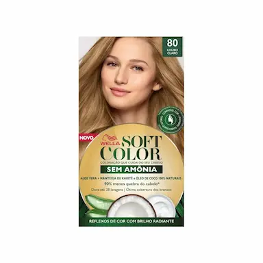 TINTURA SOFT COLOR 80 LOURO CLARO