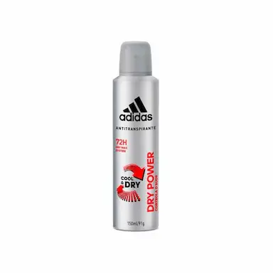 DESODORANTE AEROSSOL ADIDAS MASCULINO DRY POWER 150ML