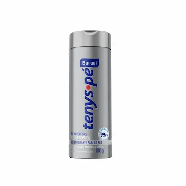 TALCO PéS TENYS Pé BARUEL PO SEM PERFUME 100GR