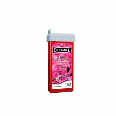 CERA DEPILATóRIA ROLL ON DEPIMIEL ROSA REFIL 100G