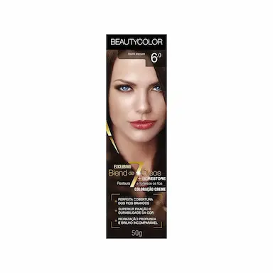 TINTURA BEAUTY COLOR 6.0 LOURO ESCURO