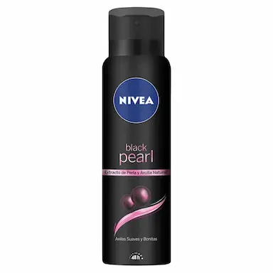 DESODORANTE AERO NIVEA BLACK E PEARL 150ML