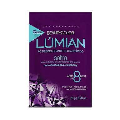 Pó DESCOLORANTE BEAUTY COLOR LUMIAN SAFIRA 20G