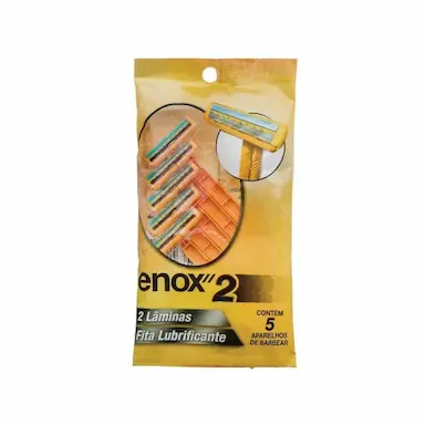 APARELHO DE BARBEAR ENOX 2 LâMINAS C/5UN