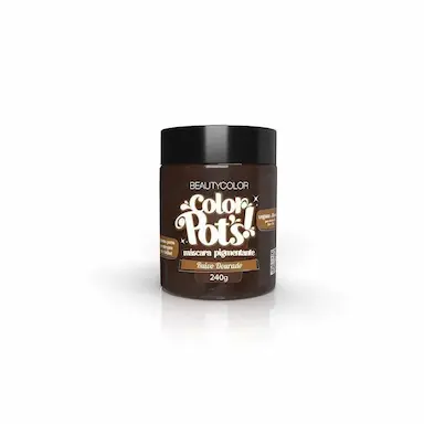 MáSCARA TRATAMENTO CAPILAR BEAUTYCOLOR PIGMENTANTE COLOR POTS RUIVO DOURADO
