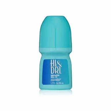 DESODORANTE ROLL ON HI E DRI UNSCENTED AZUL 50ML