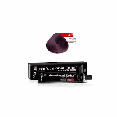 TINTURA YAMA NANO INFUSION 8.26 LOURO IRISADO AVERMELHADO MARSALA