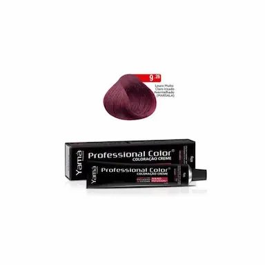 TINTURA YAMA NANO INFUSION 9.26 LOURO CLARO IRISADO CLARO AVERMELHADO MARSALA