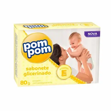 SABONETE INFANTIL POM POM GLICERINADO 80G