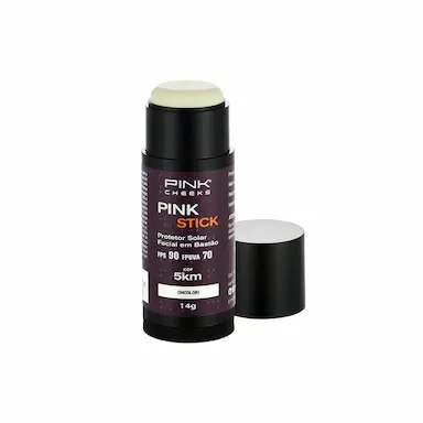 PROTETOR SOLAR E BASE PINK STICK FPS90 FPUVA70 - 5KM 14G - PINK CHEEKS