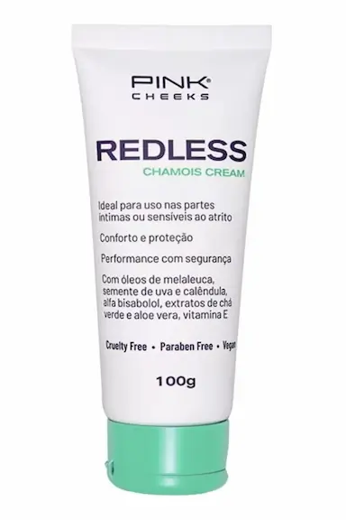 CREME ANTIASSADURAS ANTIATRITO REDLESS CHAMOIS CREAM 100G - PINK CHEEKS