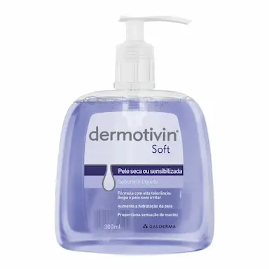 GALDERMA DERMOTIVIN SOFT SABONETE LíQUIDO PUMP 300ML