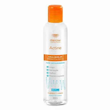 DARROW ACTINE ÁGUA MICELAR DERMATOLóGICA 200ML