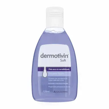 GALDERMA DERMOTIVIN SOFT SABONETE LIQUIDO 120ML