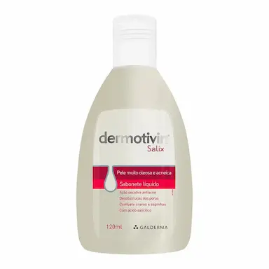 GALDERMA DERMOTIVIN SALIX SABONETE LíQUIDO 120ML