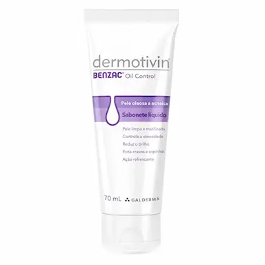 GALDERMA DERMOTIVIN BENZAC SABONETE LíQUIDO 70ML