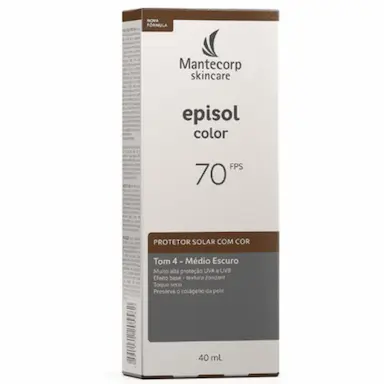 MANTECORP EPISOL COLOR TOM 4 MéDIO ESCURO FPS 70 40ML