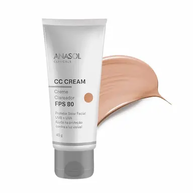 ANASOL CC PROTETOR SOLAR CREAM FACIAL FPS80 40G