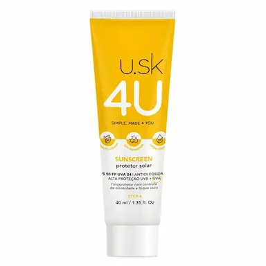 UNDER SKIN 4U SUNSCREEN FPS 50 SEM COR 40ML
