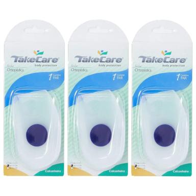 KIT 3UNI CALCANHEIRA ESPORãO PONTO AZUL M - TAKE CARE