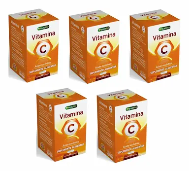 KIT 5UNI VITAMINA C 500MG (60 CAPS) - EUROFITO