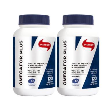 2X ÔMEGAFOR PLUS 1000MG (2X 120 CáPS) - VITAFOR