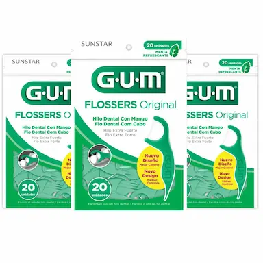 KIT 3UNI FLOSSER ORIGINAL COM 20 - GUM