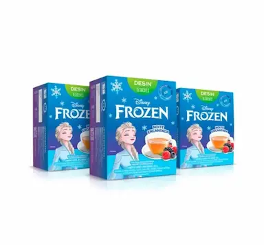 KIT 3UNI DESINCHá FROZEN 15 SACHêS FRUTAS VERMELHAS
