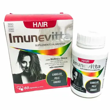 IMUNEVITTA HAIR COM 60 CáPS - EUROFITO