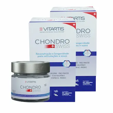 KIT 2UNI CHONDRO SWISS 60 CáPS - VITARTIS