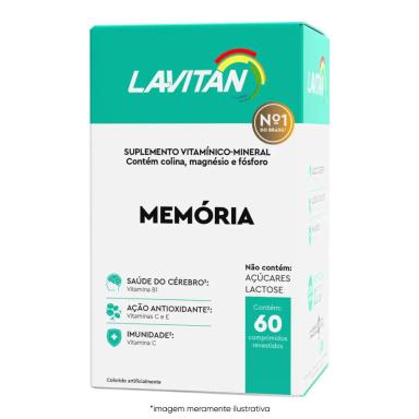LAVITAN MEMóRIA 60 CáPS - CIMED