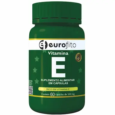 VITAMINA E 500MG COM 30CAPS - EUROFITO