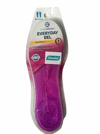 PALMILHA GEL SOFT COMFORT EVERYDAY COM 2 PARES FEMININO