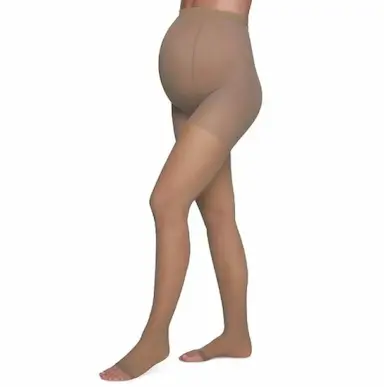 MEIA CALçA GESTANTE MEDIA COMPRESSãO SEM PONTEIRA 18-21 MMHG KENDALL P MEL