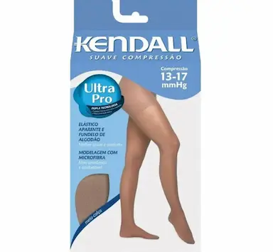 MEIA CALçA KENDALL SUAVE COMPRESSãO COM PONTEIRA 13-17MMHG MEL P