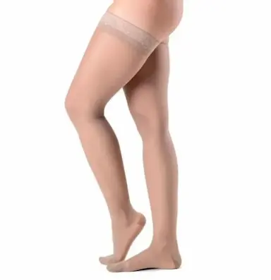 MEIA COXA 782B EVER SHEER PONTEIRA NORMAL FECHADA SIGVARIS P BEGE