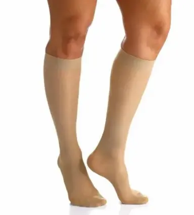 MEIA PANTURRILHA 12OB AUDACE 15-20MMHG COM PONTEIRA BEGE SIGVARIS G