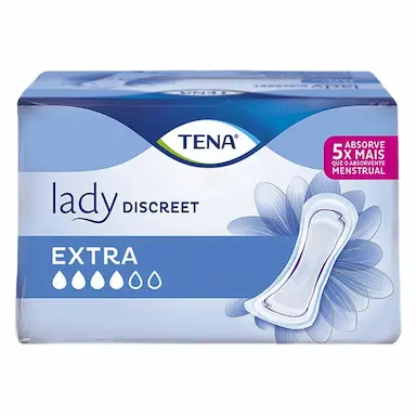 ABSORVENTE TENA LADY DISCREET EXTRA - COM 20 UNIDADES