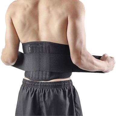 CINTA LOMBAR COM HASTES AçO FLEXíVEIS AJUSTáVEL TAM ÚNICO