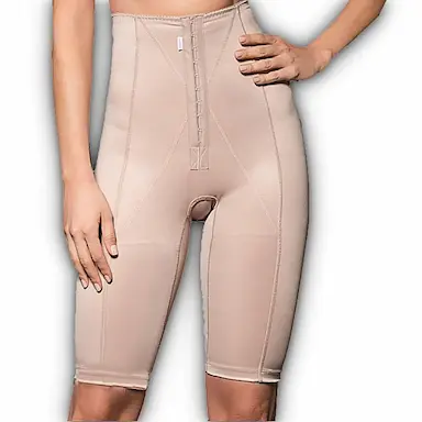 CINTA BERMUDA MODELADORA ABERTURA FRONTAL CHOCOLATE TAM P