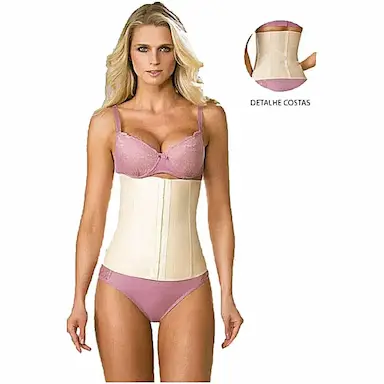 CINTA MODELADORA EM COTTON EMBORRACHADA MYLADY - TAM PP