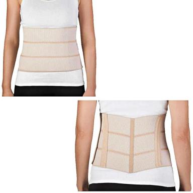 FAIXA ABDOMINAL HASTES FLEXíVEIS MERCUR BEGE TAM ÚNICO - UND