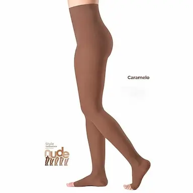 MEIA-CALçA EVER SHEER 20-30MMHG ABERTA CARAMELO TAM P2
