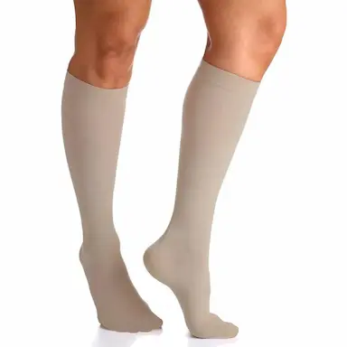MEIA 3/4 SELECT COMFORT PREMIUM 30-40MMHG NATURAL FECHADA M3