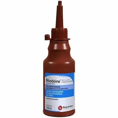 RIODEINE IODOPOVIDONA DEGERMANTE DERMO SUAVE 100ML - UNIDADE