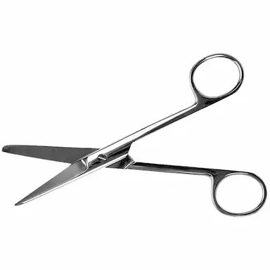 TESOURA CIRúRGICA ROMBA/FINA ABC - RETA - 15 CM